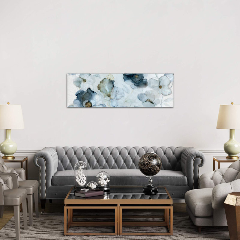 Flowering by Carol Robinson - Panoramic Print on Canvas, 30.48 cm H x 91.44 cm W x 1.91 cm D, No Frame