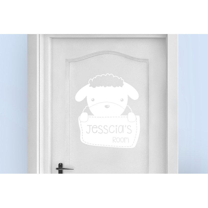 Animals Wall Decal, White