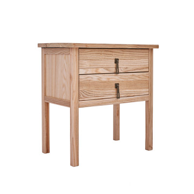 Albie 54cm W Solid + Manufactured Wood Bedside Table