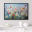 «Vibrant Wildflower Bright Colorful Wild Flowers Daisy Garden Floral and Botanical», reproduction d'art sur toile encadrée-94423342-94423340