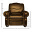 Bethesda Leather Armchair-72461435-72458794-72461538