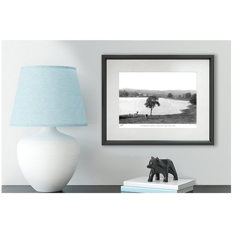 Esthwaite Water, Head Of The Lake 1896 by Francis Frith - Single Picture Frame Print, 60cm H x 80cm W x 2.3cm D