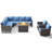 Ingvald 8- Person Outdoor PE Wicker Patio Conversation Set with Fire Pit and Cushions-1963145781-1963145778