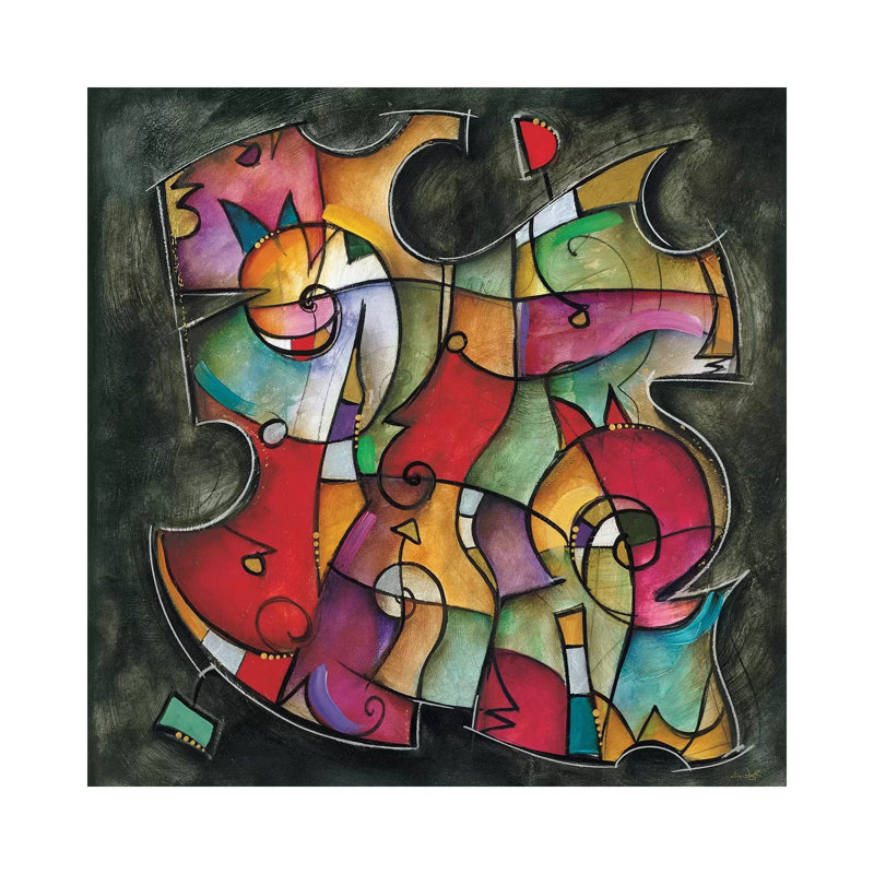 Noir Duet I by Eric Waugh - Wrapped Canvas Print, 30.48 cm H x 30.48 cm W