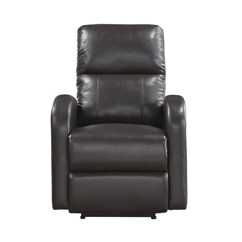 Tabish 29.5" Modern & Contemporary Faux Leather Power Reclining Chair with One-Touch Power Control & Adjustable Positions