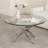 Landgraf Glass Top Round Coffee Table,Cocktail Table,Glass End Table-944003058-1042096009