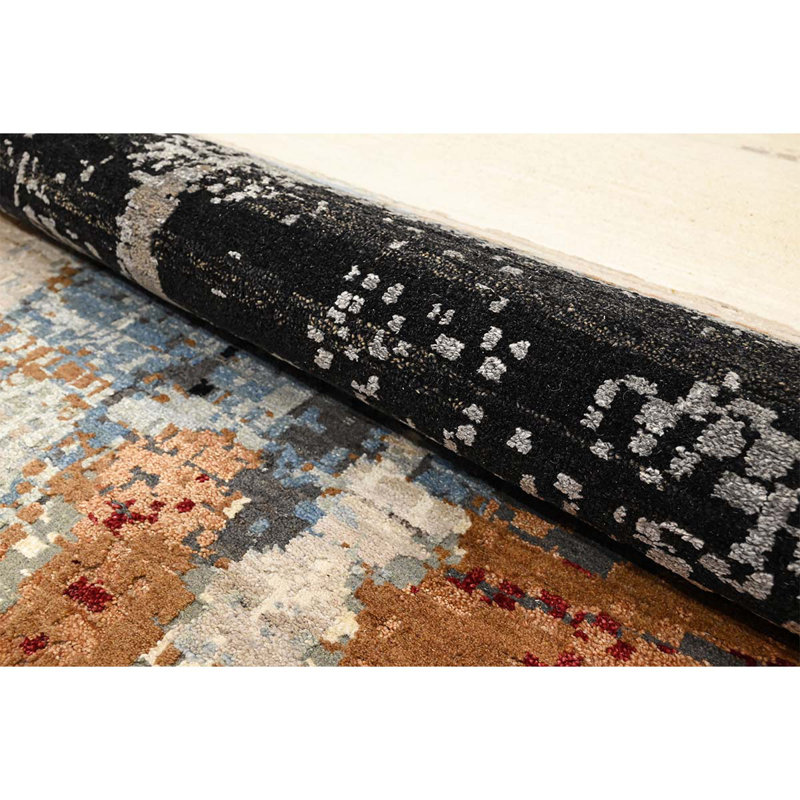 CASKJC709BEBR Abstract Area Rug, Rectangle 8' x 10'