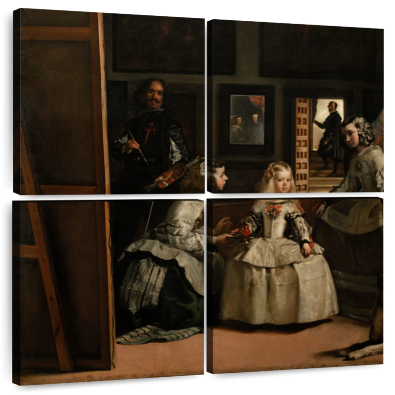 Leisha Las Meninas, H 38 po x l 38 po