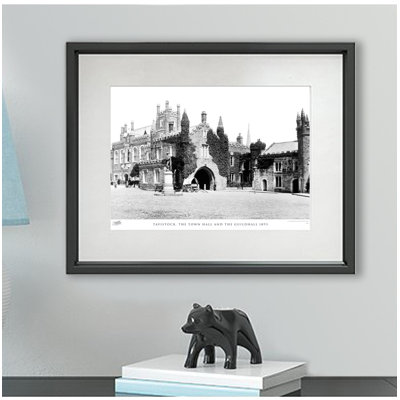 Tavistock, The Town Hall And The Guildhall 1893 by Francis Frith - Single Picture Frame Print