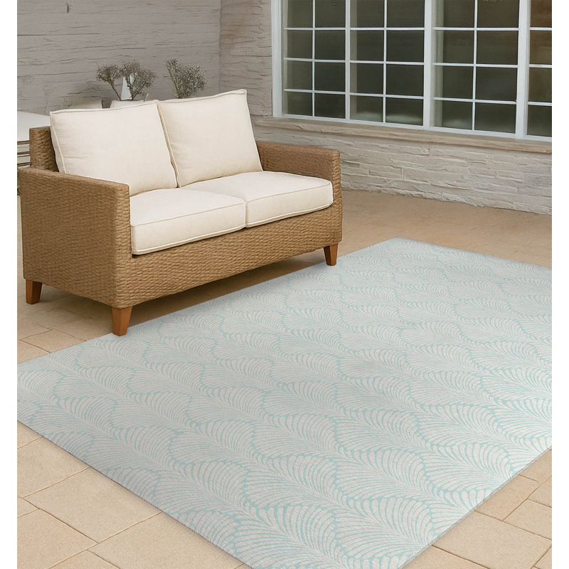 Tapis d'extérieur antidérapant Elegant Palms, Rectangle 4pi x 6 pi