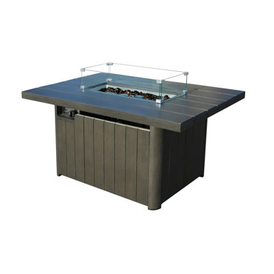 Rectangular Firepit Table