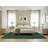 Machine Washable Solid Green Area Rug-757918437