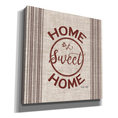 Home Sweet Home Embroidery' by Cindy Jacobs, Canvas Wall Art