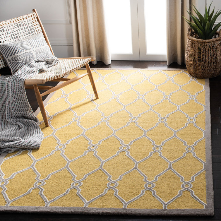 Cannen Hand Tufted Wool Geometric Rug