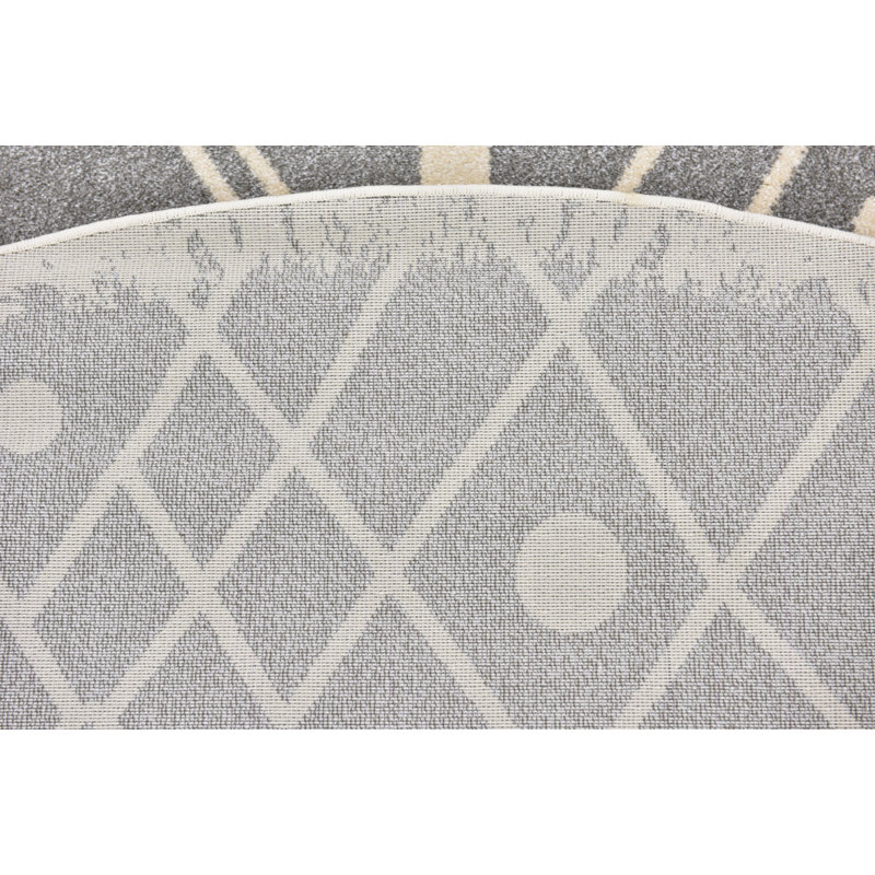 Cumby Geometric Indoor Rug, Round 3'3"