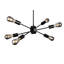Kimberling 6 - Light Black Sputnik style Industrial Pendant Chandelier