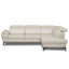 Genuine Leather Reclining Corner Sofa with Adjustable Headrests and Adjustable Armrest and Storage-449599724-449599721