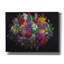  «Purple Flower Bomb» par Heather Gauthier, art mural sur toile, 16 po x 12 po