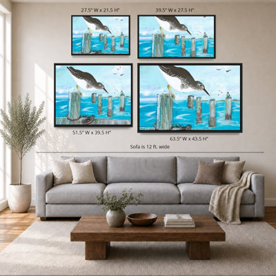 «Sandpiper Pier» par Robin Maria, impression sur toile
