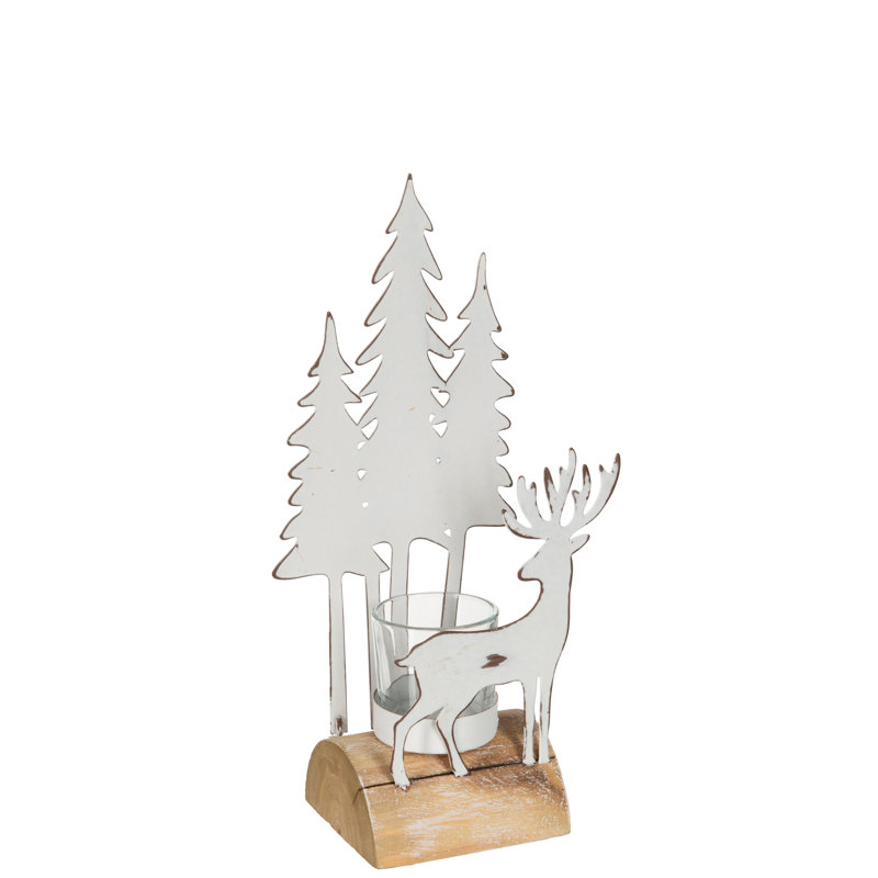 Tabletop Tealight Holder, White
