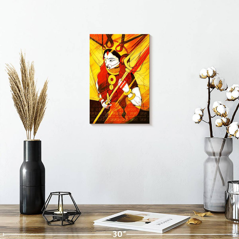 Adella Durga Abstract, 12" H x 8" W