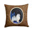 Starry Night Keeshond Indoor/Outdoor Throw Pillow