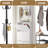 Shoe Storage Cabinet With 9 Hooks Coat Rack-80434092
