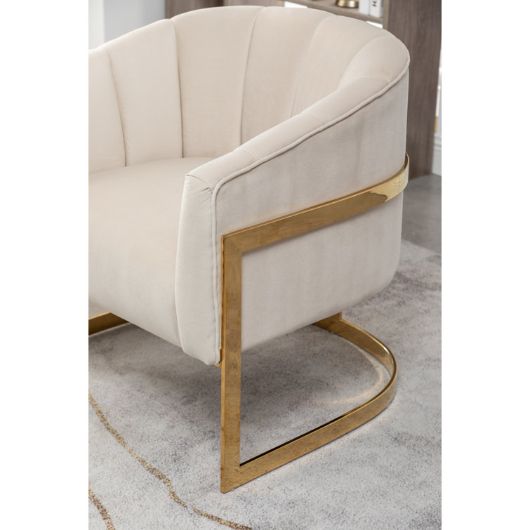 Etta Avenue™ Keilani Upholstered Barrel Chair & Reviews