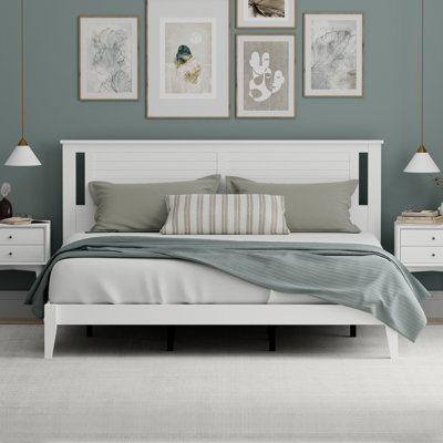 Canton Solid Wood  Platform Bed