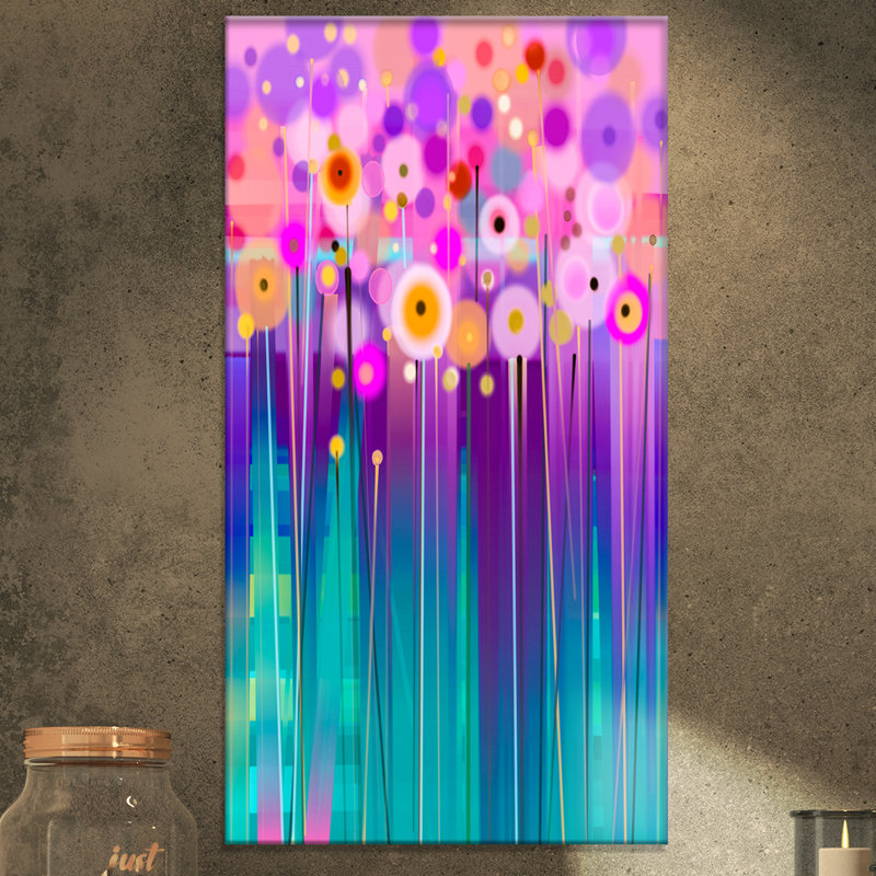 Art floral sur toile florale, reproduction de peinture de printemps doux, H 32 po x l 16 po x P 1 po