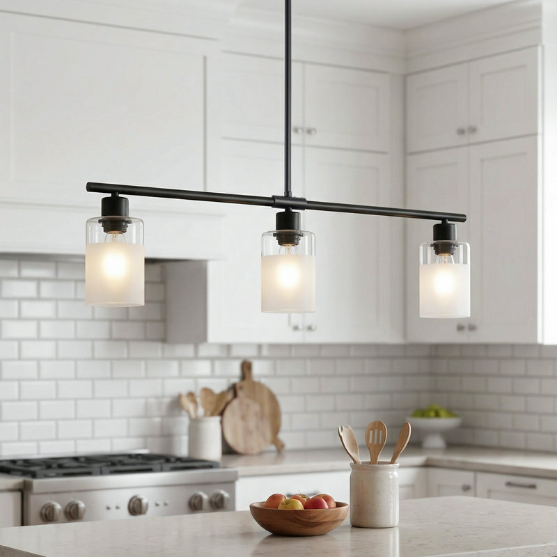 3-light Modern Kitchen Island Pendant Light