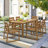 Bale 6-Person Plastic Patio Dining Table-852928632