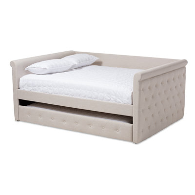Samitha Upholstered Daybed with Trundle
