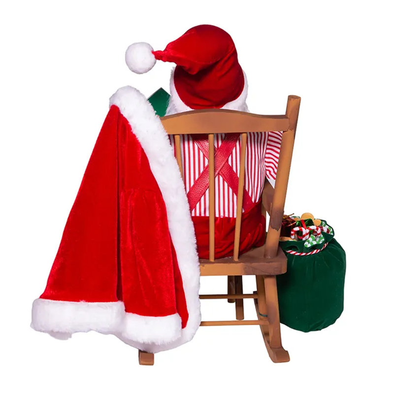 Kringle Klaus Sitting in Chair