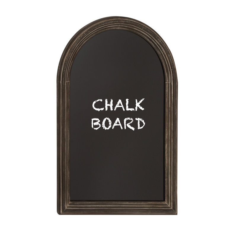Tableau noir fixé au mur