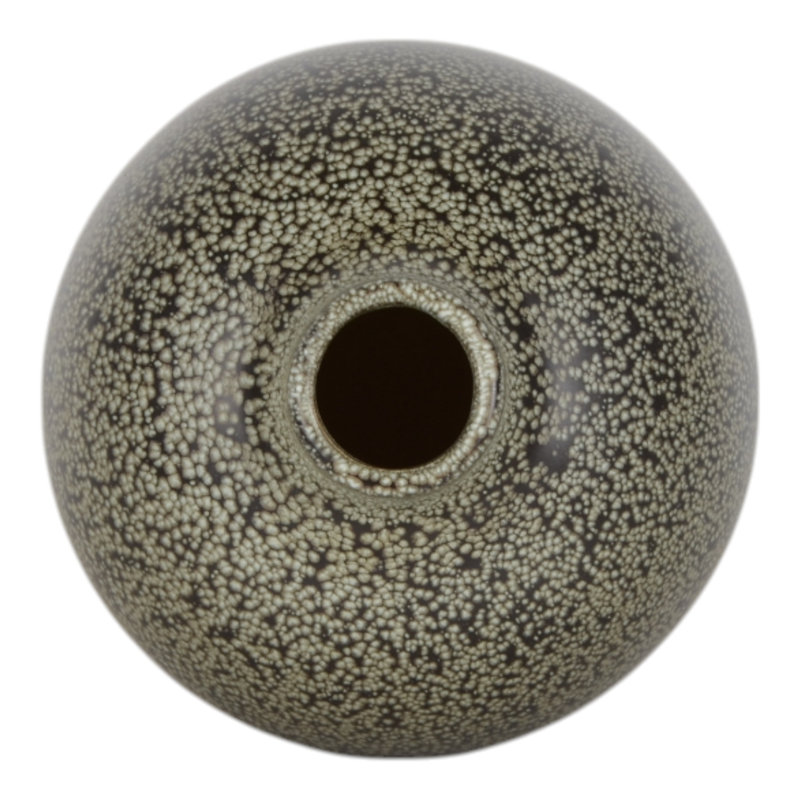 Sculptural Ceramic Vase With Textured Organic Design - Modern Decorative Accent, 10" H x 7" W x 7" D