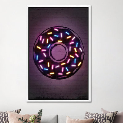Donut 1 Piece Wall Art on Canvas