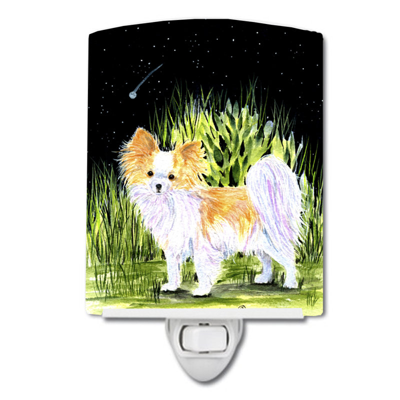 Starry Chihuahua Ceramic Night Light