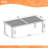 Audranna Rectangular Eucalyptus Outdoor Dining Table