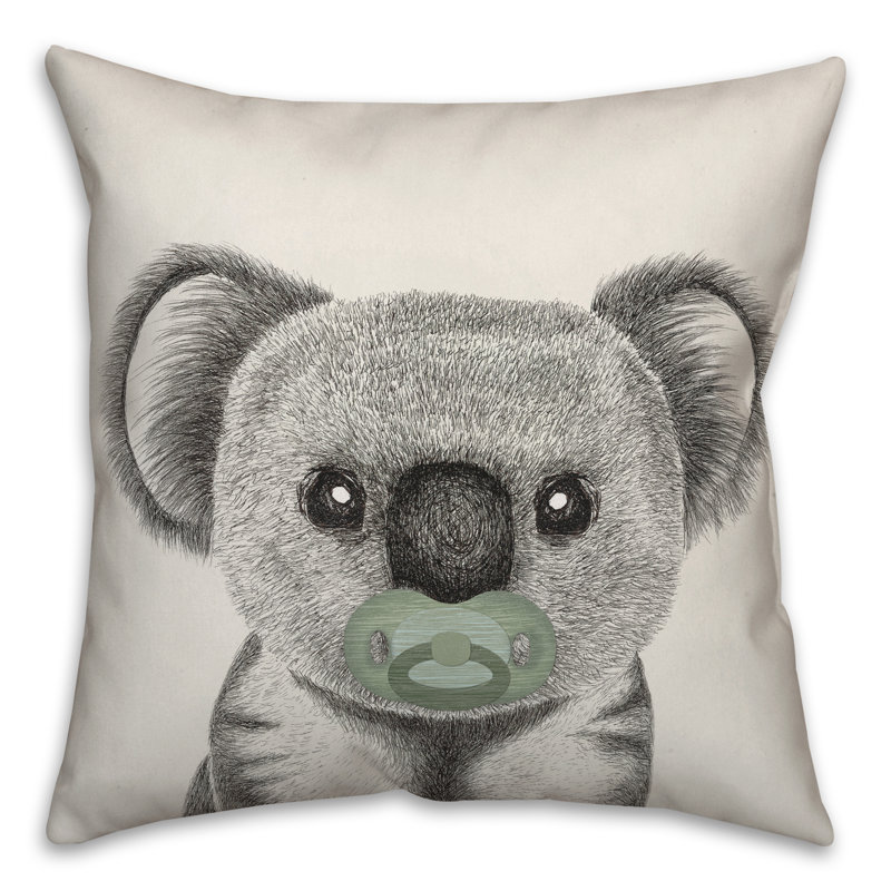 Housse et insert de coussin à sucette Koala
