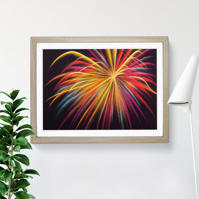 Cosmopolitan Fireworks - Framed Print