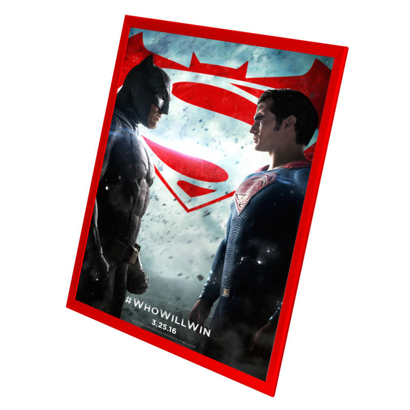 Red Aluminum 30" x 40" Snap Frame Movie Poster Display