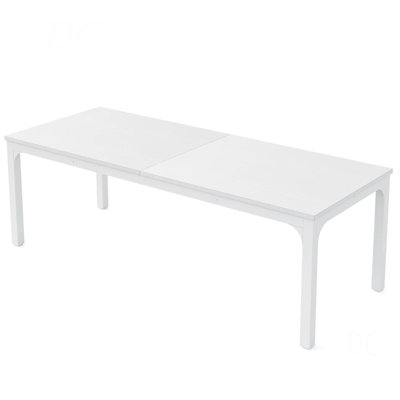 Bureau double pour espace de travail, table de conférence, bureau d'ordinateur rectangulaire