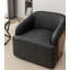Fauteuil demi-tonneau rotatif en simili cuir Andretta-1428319675