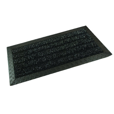 Kiron Non-Slip Geometric Doormat
