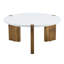 Table basse ronde de 33,4 pouces