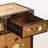 New Chinese Gold Leaf Painted Shoe Cabinet 6 Pair Shoe Storage Cabinet