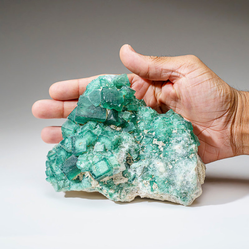 Genuine Green Fluorite From Namibia (2.2 Lbs)