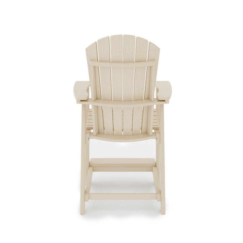 Chaise de comptoir de style Adirondack, Beige