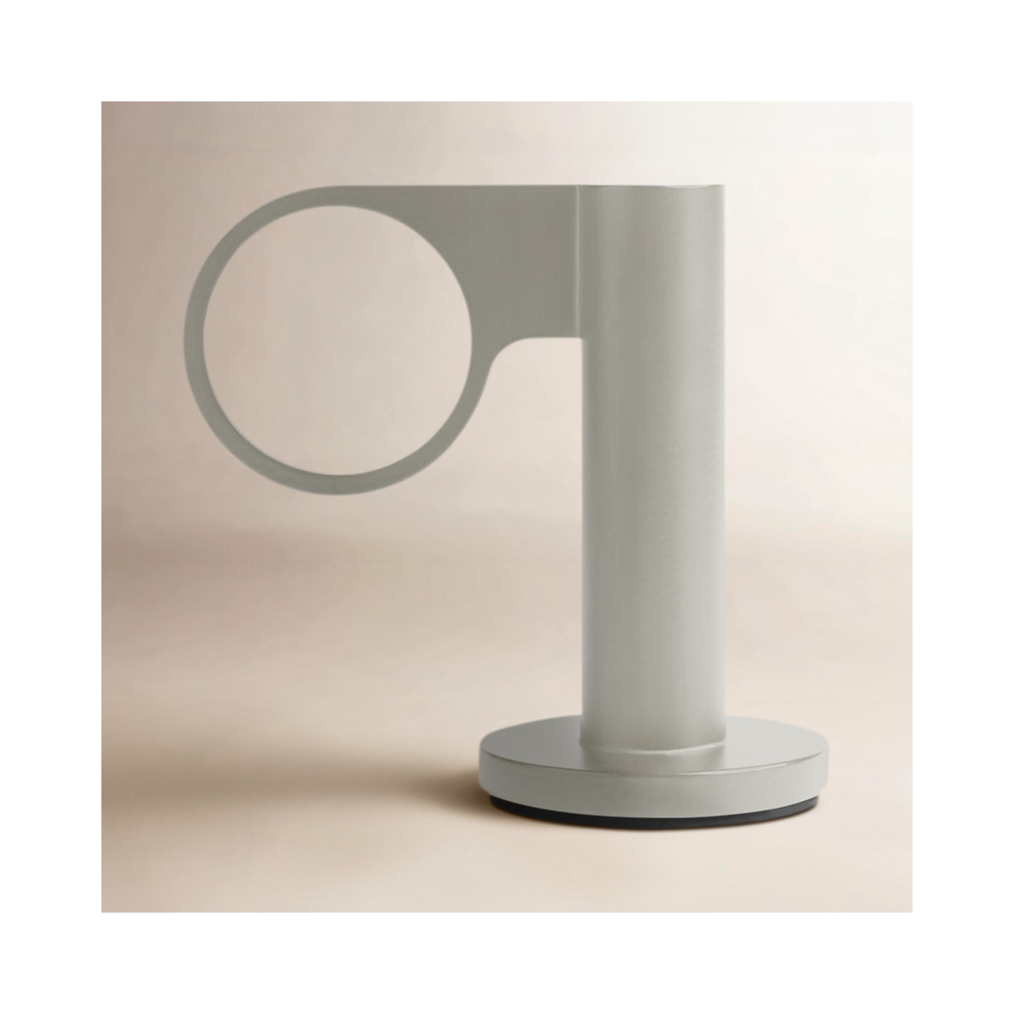 Who Goes There? 5" H x 4" W Candle Holder, Putty, 5" H x 4" W 